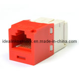 Keystone Jacket CAT6 UTP Connector Network Accessory With Phosphor Bronze Contact Blade (120608)