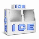 Ice Storage Bin with 60 Cubic Feet Capacity, CE Certified