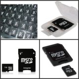 Micro SD Card Transflash Memory Card with Adapter Packed in Transparent White Box From 128MB-64GB, Brand or OEM (CG-TF)
