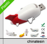 Plane Plastic USB Flash Drive E036