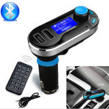 Bluetooth Car Kit Handsfree Speakerphone Support USB Charging/Memory Card/Aux