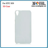 3D Sublimation Plastic Cell Phone Case for HTC 820