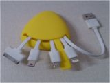 Multifunctional 4 in 1 USB Cable with Silicone Bag