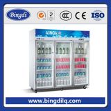 Glass Material Mountained Refrigerator for Freezer