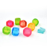 New Square Shape Ice Ball with Transparent PE, Flash Ice Cube Manufacturer in Shenzhen