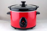 1.5L /Quart Red Stainless Steel Slow Cooker /CB/CE/RoHS/UL Certificate