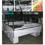 Stainless Steel Bench Fridge with Panels for Cold Dish
