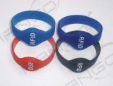 125kHz or 13.56MHz RFID Wristband Silicon Bracelet /Wristband Adjustable