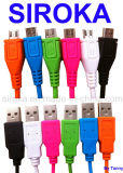 Brand Name Colorful USB Data Sync Charge Cable for Mobile