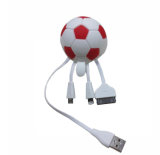 Creative World Cup Gift Soccerball Design Data Cable Pack