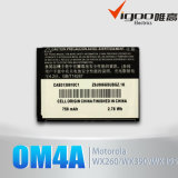 High Quality Replacement Cell Phone Battery Om4a for Motorola Wx160/Wx180/Wx260/Wx265/Wx390/Wx395