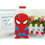 Hot Selling 3D Spiderman Silicon Phone Cover/Case for iPhone 4G/5g/6g