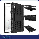 Hot Selling Shockproof TPU Back Cover Kickatand Case for Sony Xperia Z5