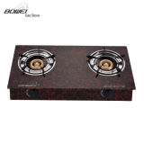 Kitchen Equipment Cast Iron Burners Glass Cook Top Two Burner Gas Stove
