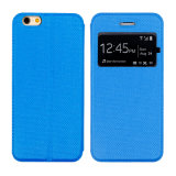 Durable Leather Case with Show Window for Mobile Phone