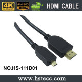 High Speed Micro HDMI Cable with Gold-Plated Connector