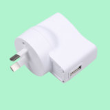 8W White SAA USB Mobile Phone Charger
