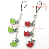 Fashion Mobile Phone Decoration Red Apple Pendant (EE002)