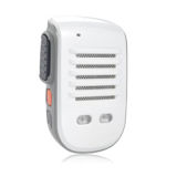 White Bluetooth Wireless Lond Speaker and Microphone for Zello/Azetti Walkie Talkie APP Ptt