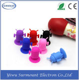 Special Mixed Color Mini Robot Silicone Mobile Phone Holder
