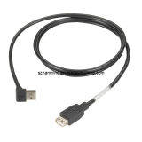 Angle USB 2.0 a Male to a Female Cable