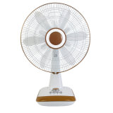 16'' Desk Fan with 12 Leaf as Blades, Powerful Air Delivery