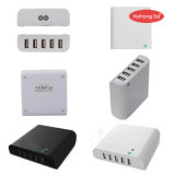 5V 8A Tablet 5 USB Mobile Cell Phone Quick Charger for Samsung, Android Phones, iPhone, iPad
