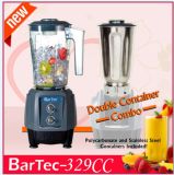 Double Containers Bartec-329CC Commercial Blenders, Ice Cube Machine, Ice Crushing / Blending/Mixing /Smoothie Maker