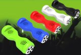 2016 Newest Design H7 Carriage Wheel Scooter Shape Bluetooth Speakers, Double Loudspeaker Wireless Sound