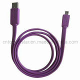 Flat Micro USB Sync Data Charger Cable for Mobile Phones