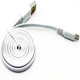 Flat Micro USB Data Cable for Mobile Phone (JHU029B)