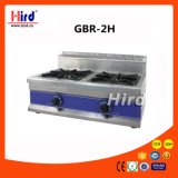 Trade Assurance Top Stainless Steel Gas Cooker/Gas Stove (CE Catering Equipment Kitchen Equipment) Gbr-2h