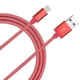 Metal Braided USB Cable for iPhone 5 - Red