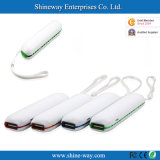 Plastic Mini Battery Power Bank with Cord Lanyard for Students