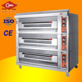 3-Deck, 9-Pan Wide Electric Wire Heating Oven/Bakery Equipment with CE