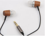 Cheap Wired Headphone Headset Wooden Earphone