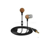 OEM New Natural Wooden Wired Earphone