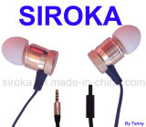 Mobile Wired Metal Earphone with Mic for MP3/4