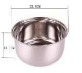 4L Electric Rice Cooker Stainless Steel Non-Stick Pot, Three Layer Thickened Outer Bottom, 23.8*13 Cm