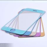 Color Tempered Glass Screen Protector for iPhone 5