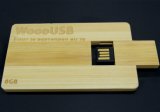 Free Logo Printing on Wooden Card USB Flash Drive