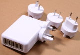 5 Port USB Wall Charger for Mobile Phone and Tablet
