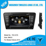 Car DVD Player for Skoda Octavia 2013 with Built-in GPS A8 Chipset RDS Bt 3G/WiFi DSP Radio 20 Dics Momery (TID-C279)