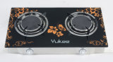 2 Burners Tempered Glass Gas Stove (YD-2GT05)