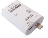 I-Flashdrivehd OTG Card Reader Support TF/SD Card for iPhone 6 Plus 5 5s iPad (OM-P902)