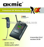UHF Pll Guitar Wireless Microphone Ok-8r/Ok-6t