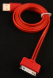 Colorful Flat Micro USB Cable for Mobile Phone Accessories (WT-CA12)