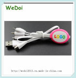 High Quality Mobile Phone Cable with Epoxy Dome Logo (WY-CA16)