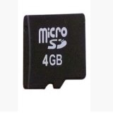 High- Tech Full Capacity Micro SD Card, 4GB Flash Memory Card
