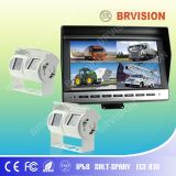 Car Security Camera System with LCD Quad Screen